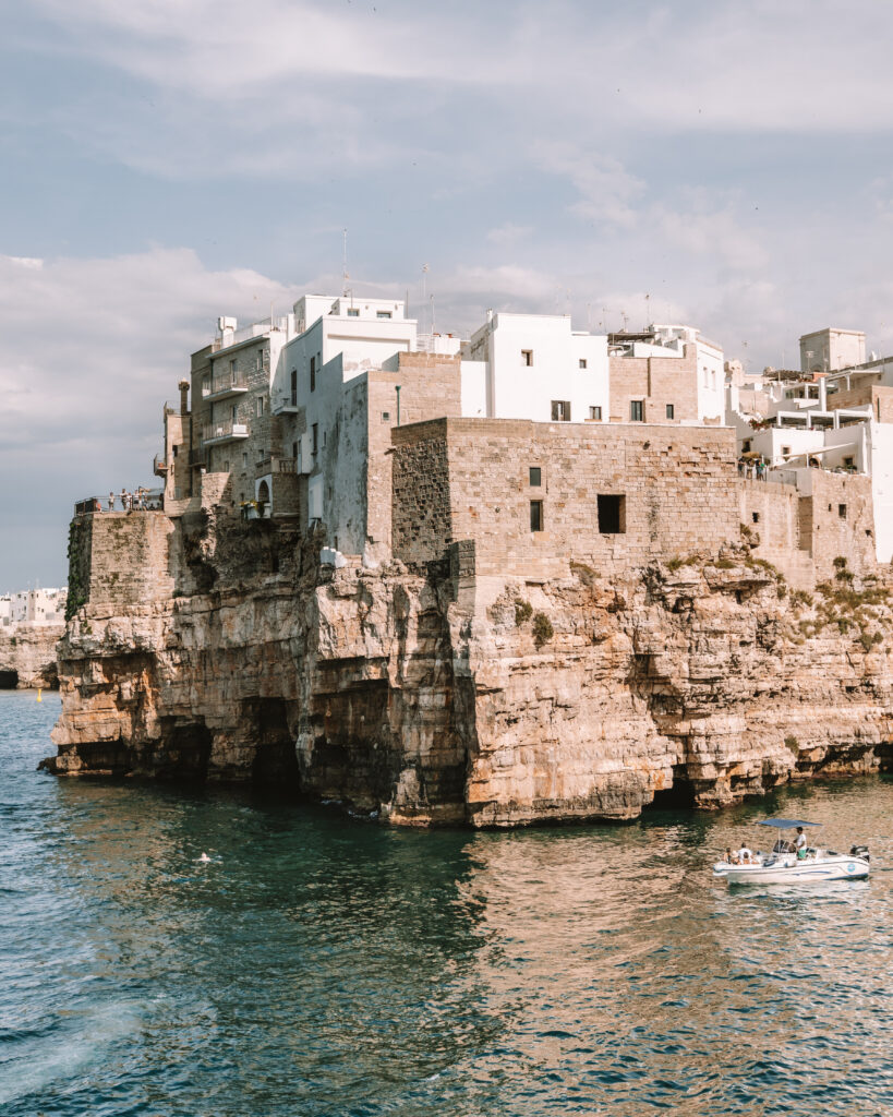 Polignano A Mare, a charming village carved on a rock