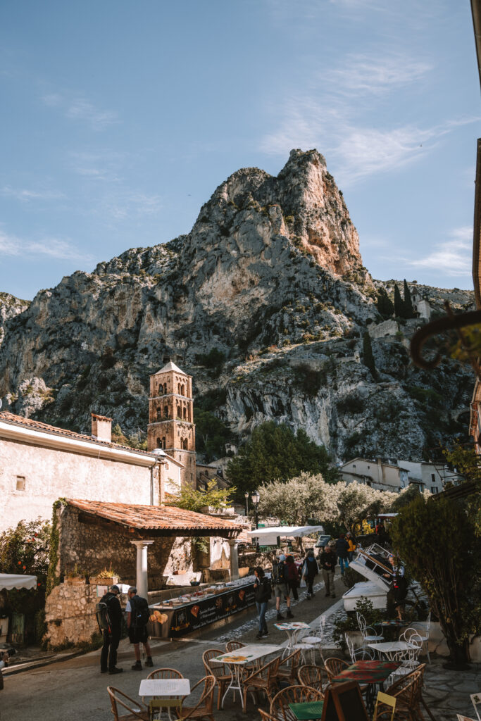 View of Moustiers-Sainte-Marie