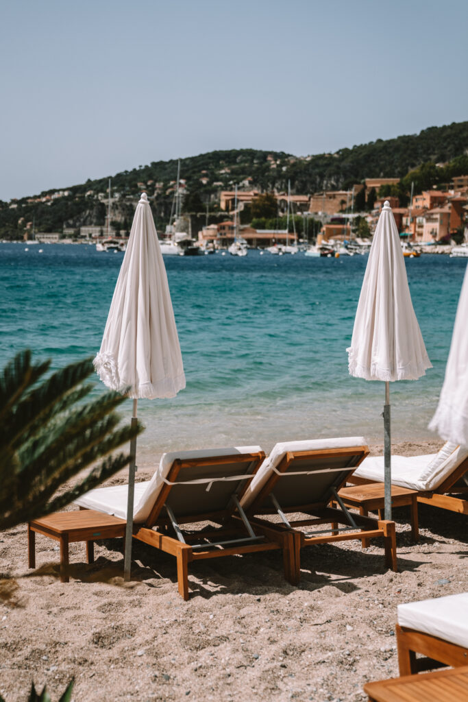 Beach club at Villefranche-sur-mer