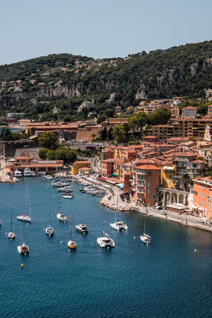 Panoramic view of Villefranche-sur-mer