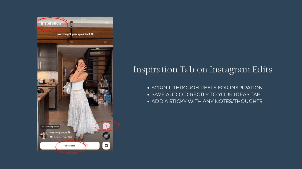 Sourcing inspiration on Edits